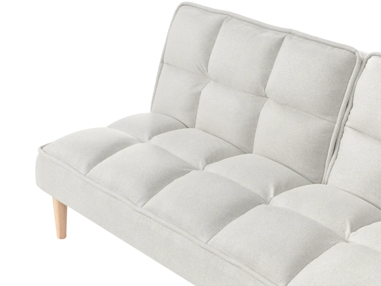 Sovesofa 3 personers SILJAN Cremehvid