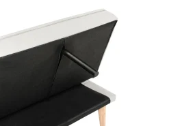Sovesofa 3 personers SILJAN Cremehvid