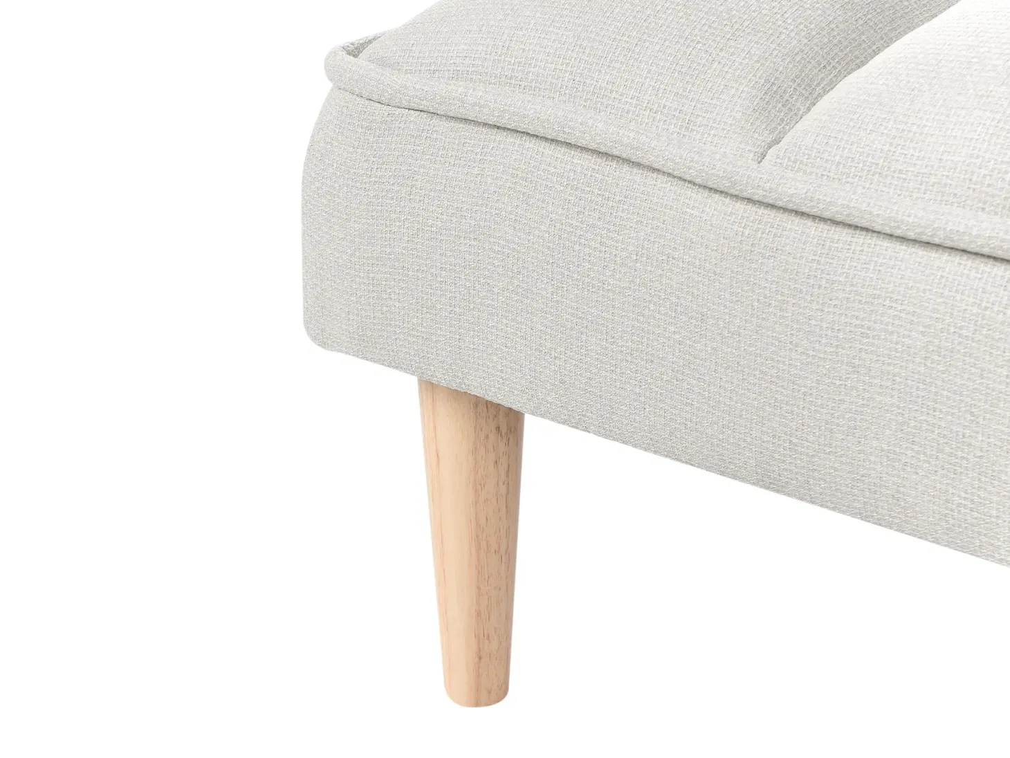 Sovesofa 3 personers SILJAN Cremehvid