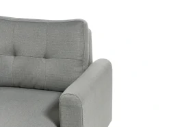 Sovesofa 3 personers SIRO Grå med opbevaring Venstrevendt