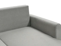Sovesofa 3 personers SIRO Grå med opbevaring Venstrevendt