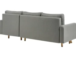 Sovesofa 3 personers SIRO Grå med opbevaring Venstrevendt