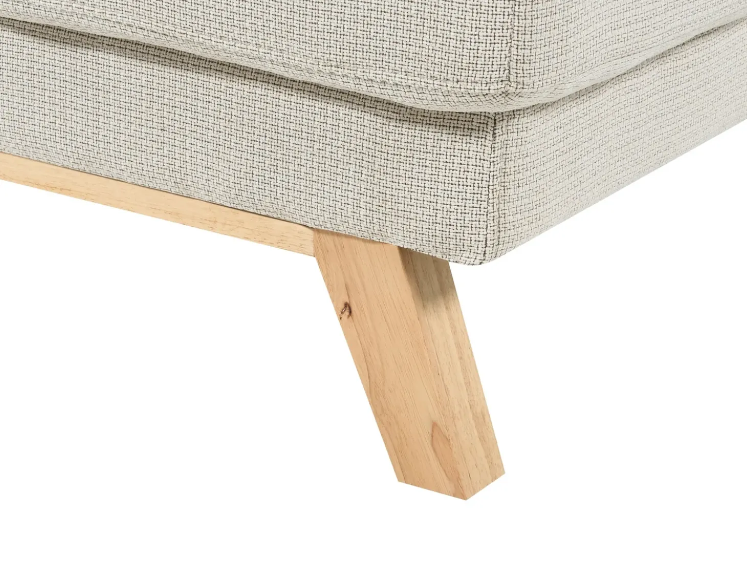 Sovesofa 3 personers SIRO Lys Beige med opbevaring Venstrevendt