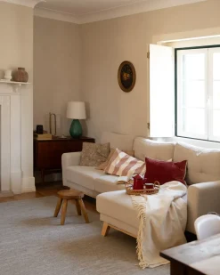 Sovesofa 3 personers SIRO Lys Beige med opbevaring Venstrevendt
