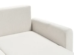 Sovesofa 3 personers SIRO Lys Beige med opbevaring Venstrevendt