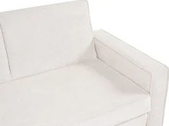 Sovesofa 2 personers UTTELA Cremehvid