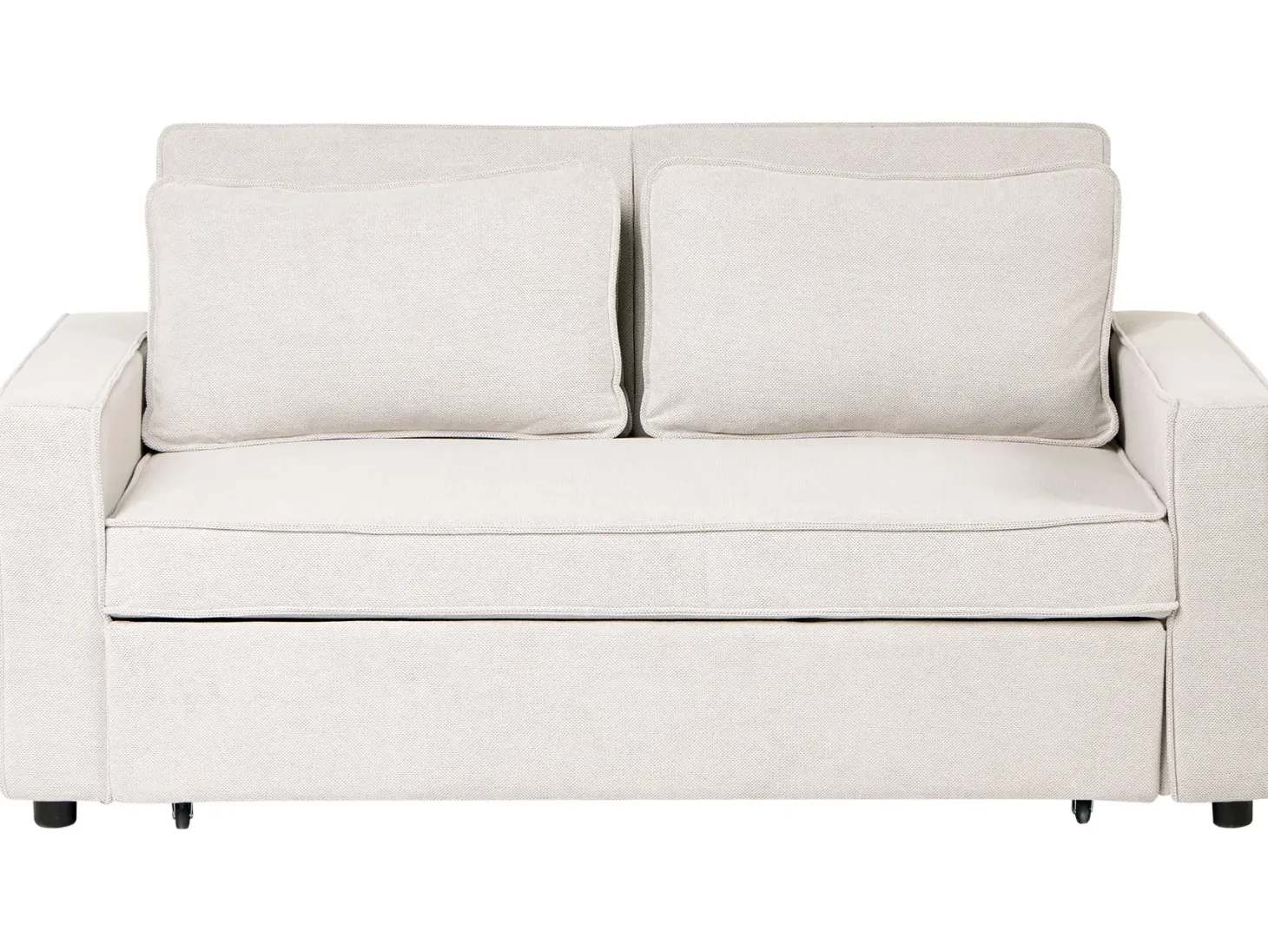 Sovesofa 2 personers UTTELA Cremehvid