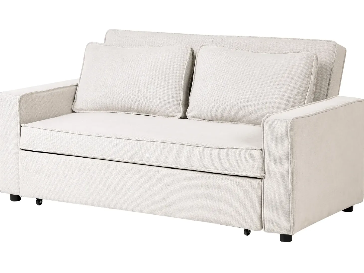Sovesofa 2 personers UTTELA Cremehvid