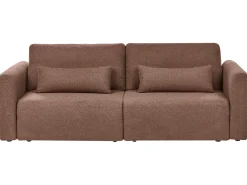 Sovesofa 3 personers VAXHOLM Boucle Brun med opbevaring