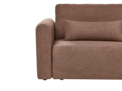Sovesofa 3 personers VAXHOLM Boucle Brun med opbevaring