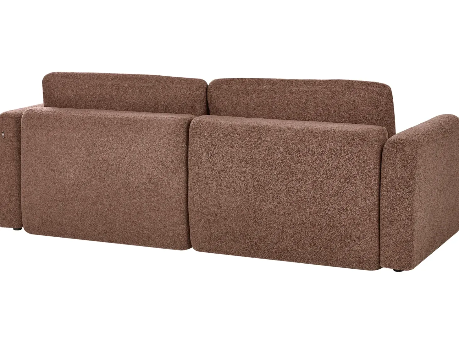 Sovesofa 3 personers VAXHOLM Boucle Brun med opbevaring