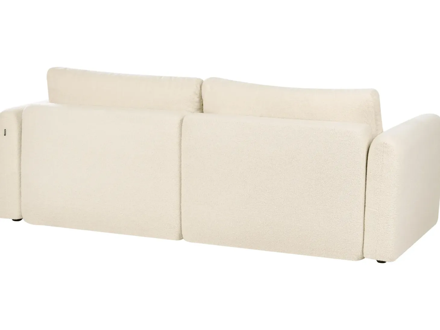 Sovesofa 3 personers VAXHOLM Boucle Cremehvid med opbevaring
