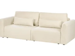 Sovesofa 3 personers VAXHOLM Boucle Cremehvid med opbevaring