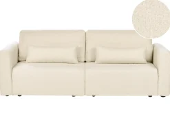 Sovesofa 3 personers VAXHOLM Boucle Cremehvid med opbevaring