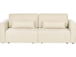 Sovesofa 3 personers VAXHOLM Boucle Cremehvid med opbevaring