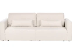 Sovesofa 3 personers VAXHOLM Boucle Lys Beige med opbevaring