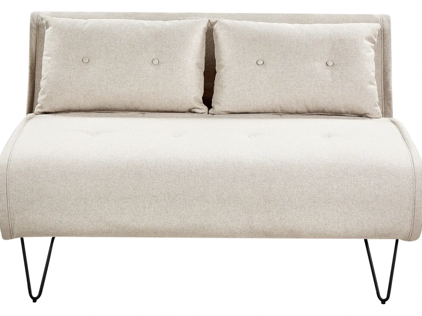 Sovesofa 2 personers VESTFOLD Lys Beige