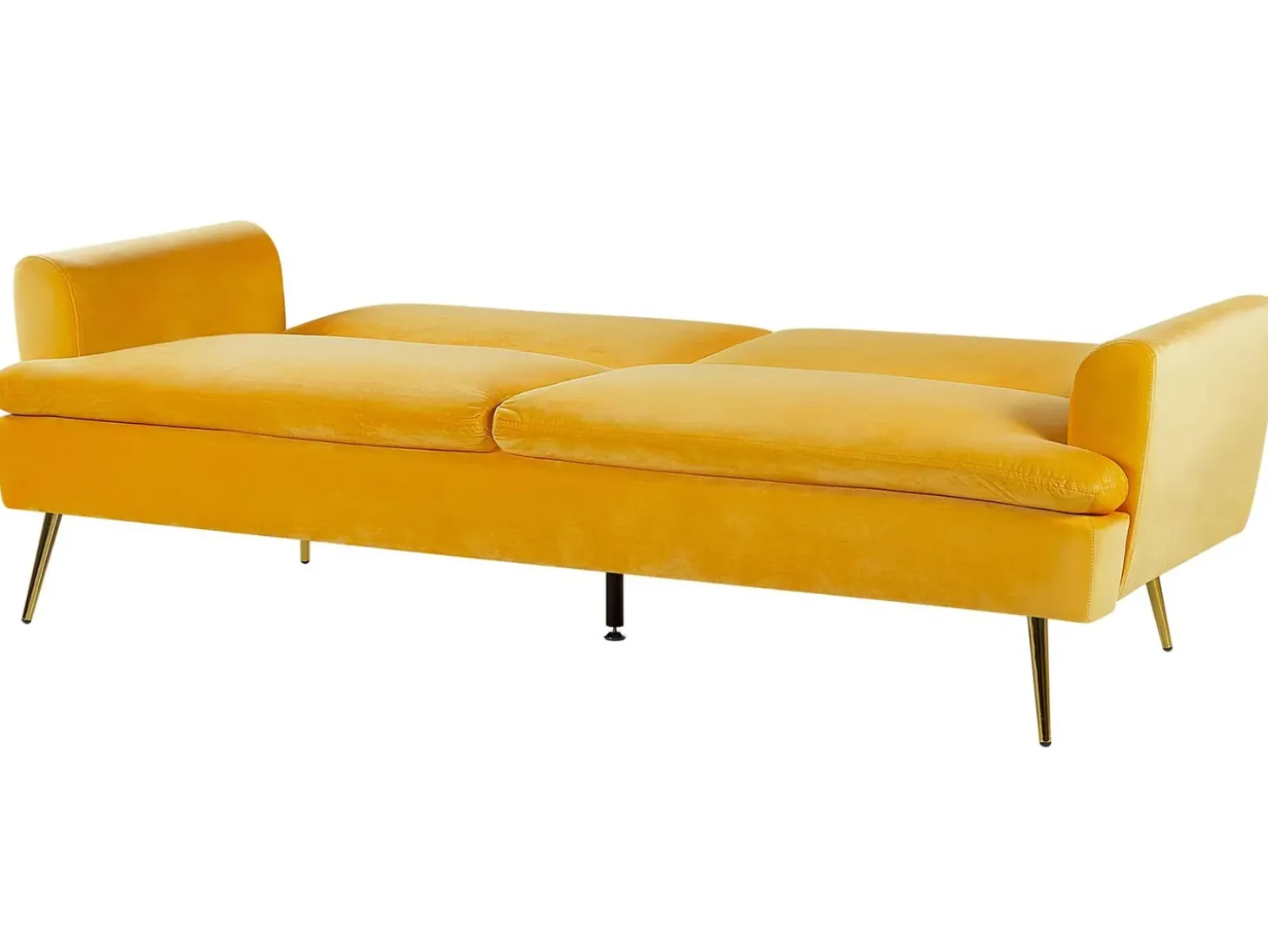 Sovesofa 3 personers VETTRE Velour Gul