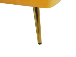 Sovesofa 3 personers VETTRE Velour Gul