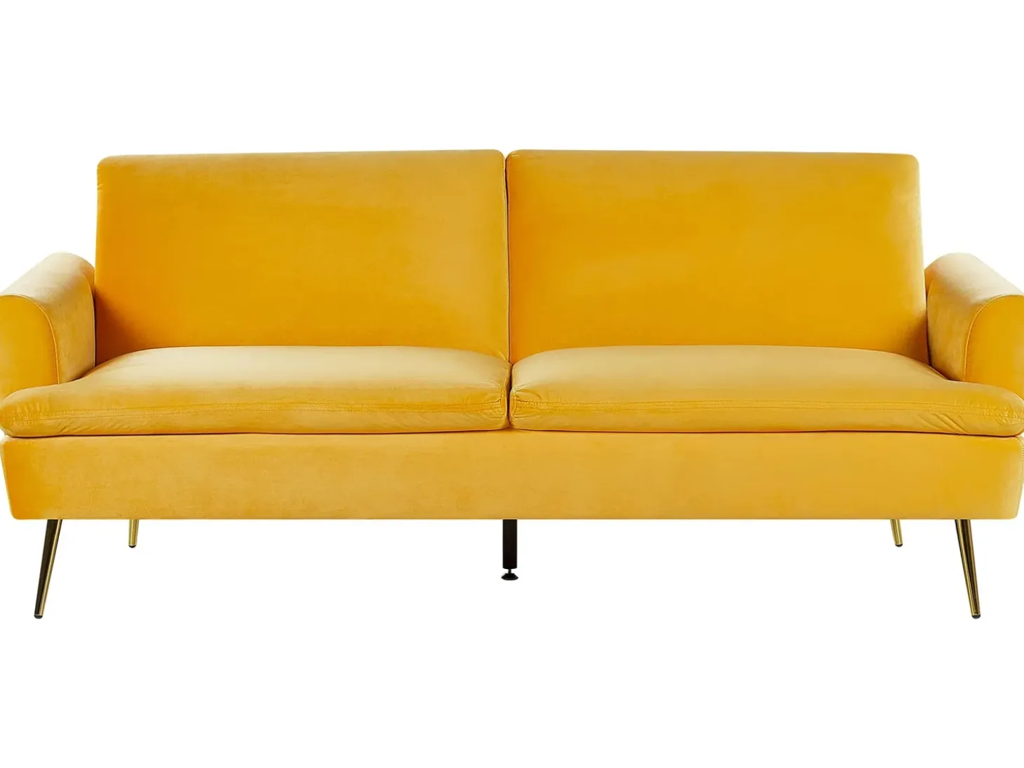 Sovesofa 3 personers VETTRE Velour Gul