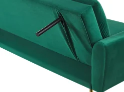 Sovesofa 3 personers VETTRE Velour Mørkegrøn