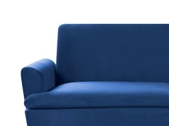Sovesofa 3 personers VETTRE Velour Navy Blå