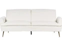 Sovesofa 3 personers VETTRE Velour Cremehvid