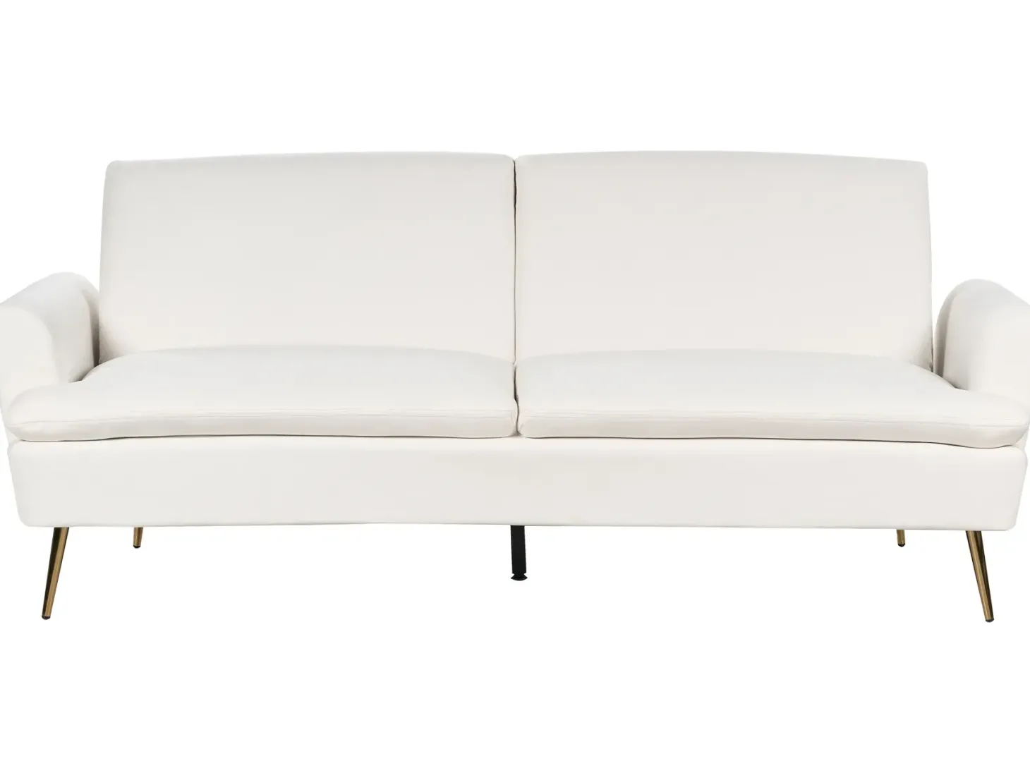 Sovesofa 3 personers VETTRE Velour Cremehvid