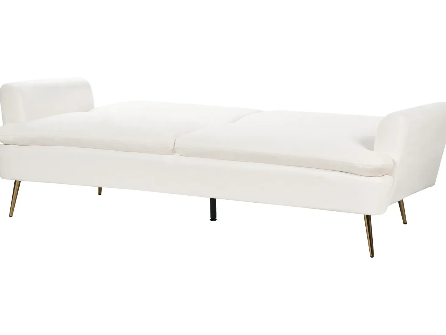 Sovesofa 3 personers VETTRE Velour Cremehvid