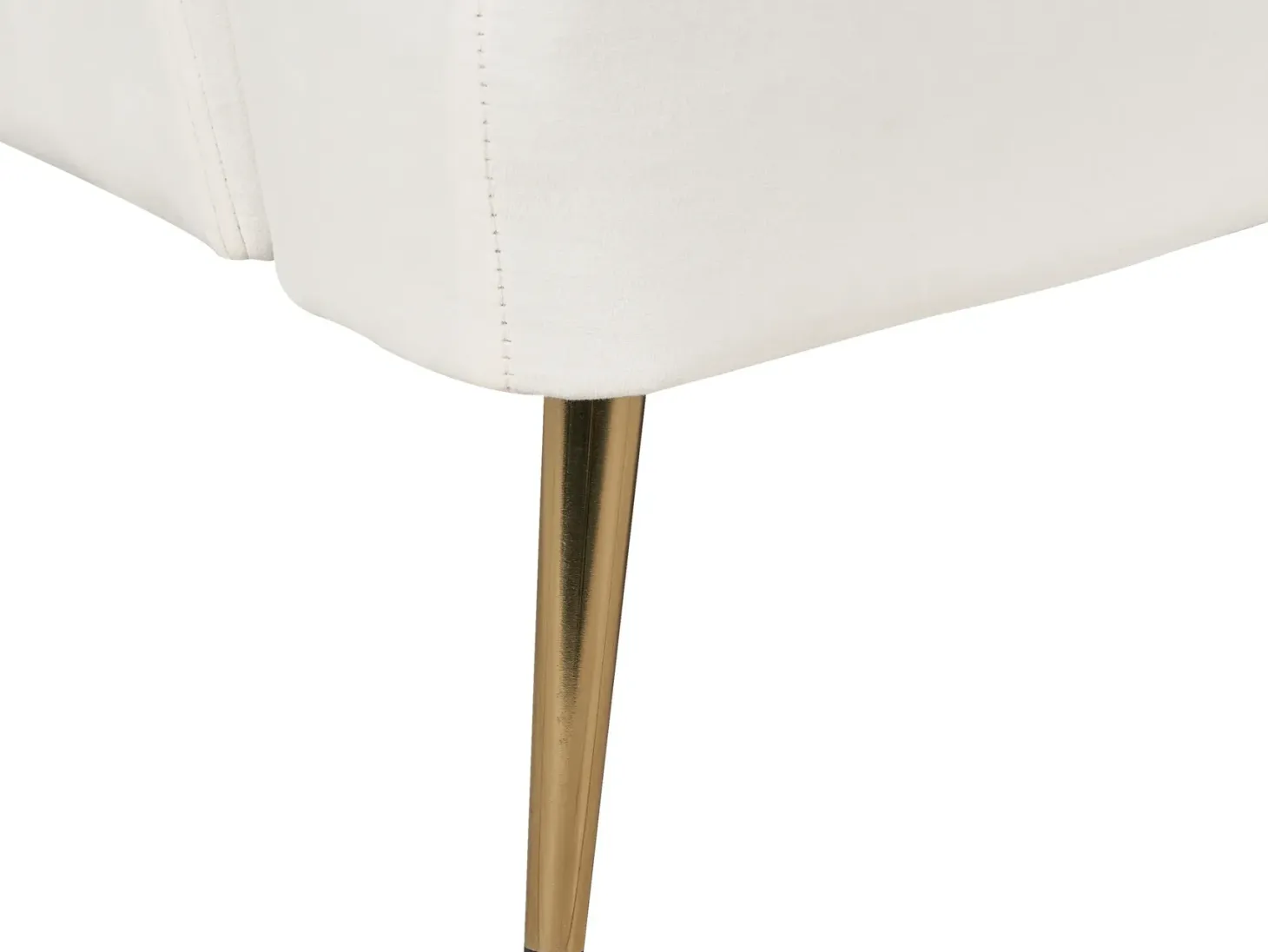 Sovesofa 3 personers VETTRE Velour Cremehvid