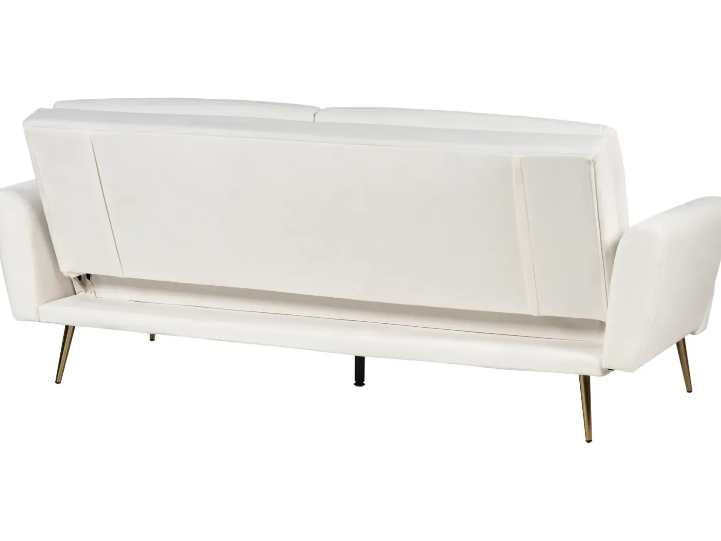 Sovesofa 3 personers VETTRE Velour Cremehvid