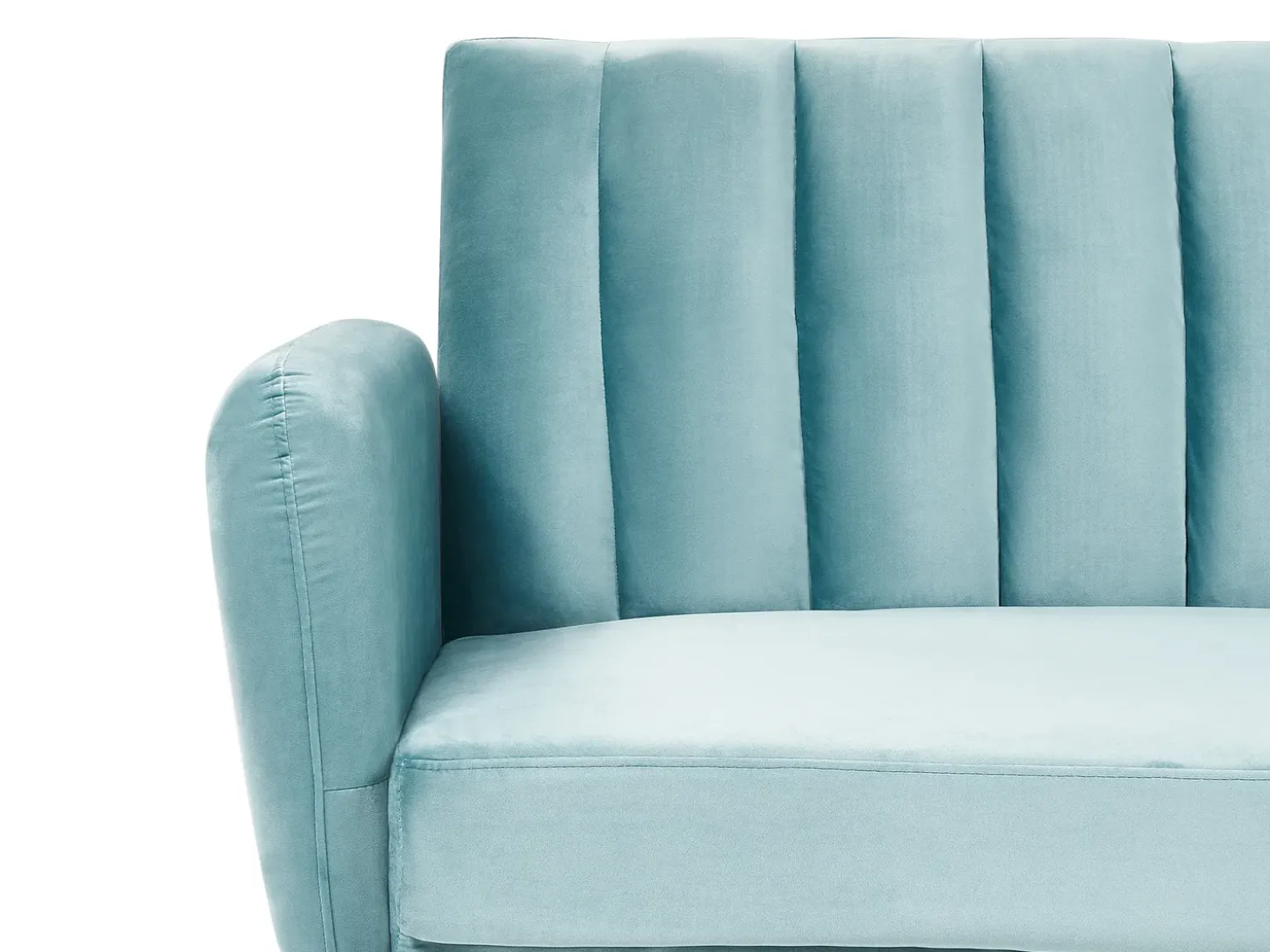 Sovesofa 3 personers VIMMERBY Velour Himmelblå