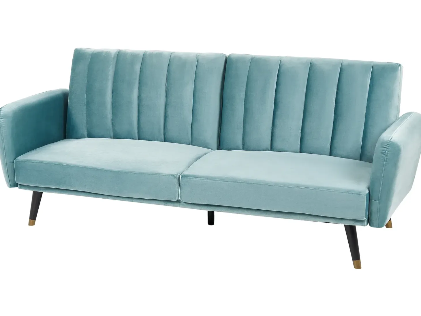 Sovesofa 3 personers VIMMERBY Velour Himmelblå