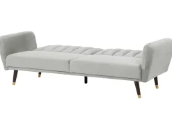 Sovesofa 3 personers VIMMERBY Velour Lysegrå