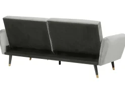 Sovesofa 3 personers VIMMERBY Velour Lysegrå
