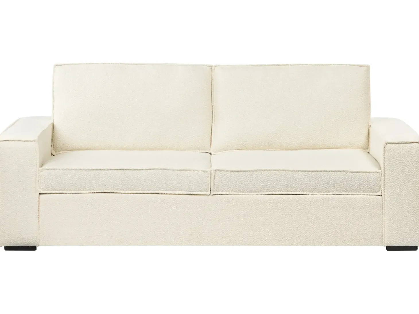 Sovesofa 3 personers VUOKATTI Boucle Cremehvid