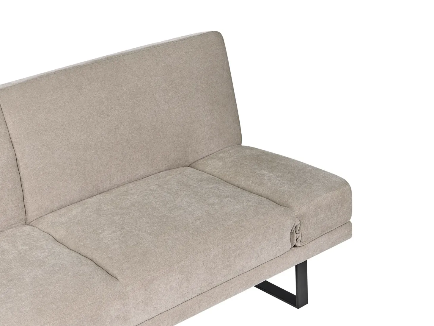 Sovesofa 2 personers YORK Chenille Lys Beige