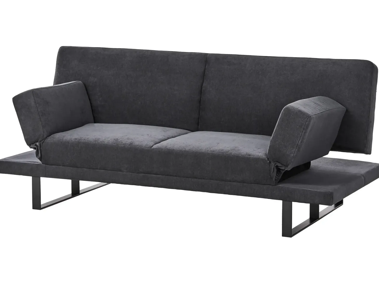 Sovesofa 2 personers YORK Chenille Sort