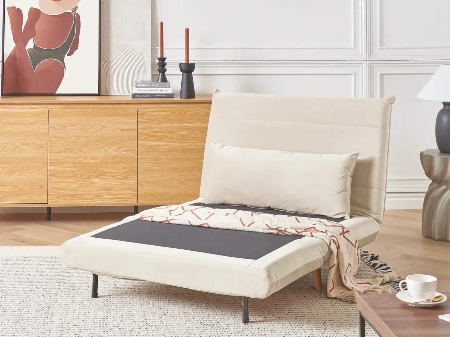 Sovestol SETTEN Velour Lys Beige