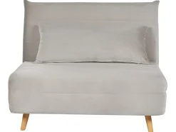 Sovestol SETTEN Velour Lysegrå