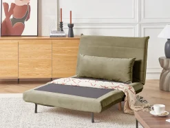 Sovestol SETTEN Velour Olivengrøn