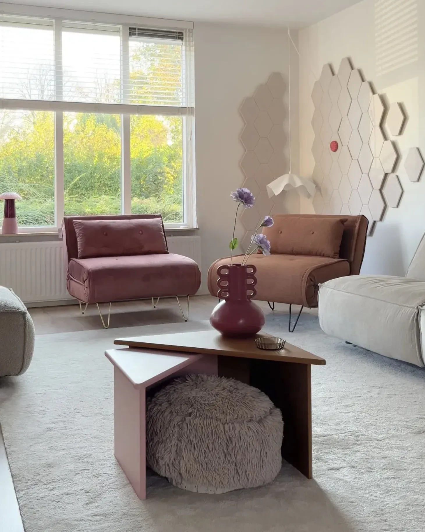 Sovestol VESTFOLD Velour Lyserød