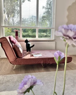 Sovestol VESTFOLD Velour Lyserød
