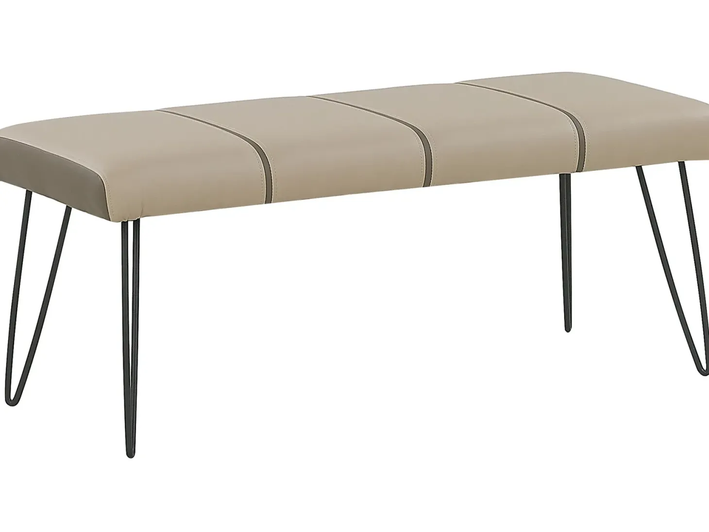 Soveværelse sæt Kunstlæder BETIN 180 x 200 cm Sand Beige