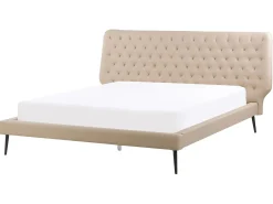 Soveværelse sæt Kunstlæder ESSONNE 160 x 200 cm Beige
