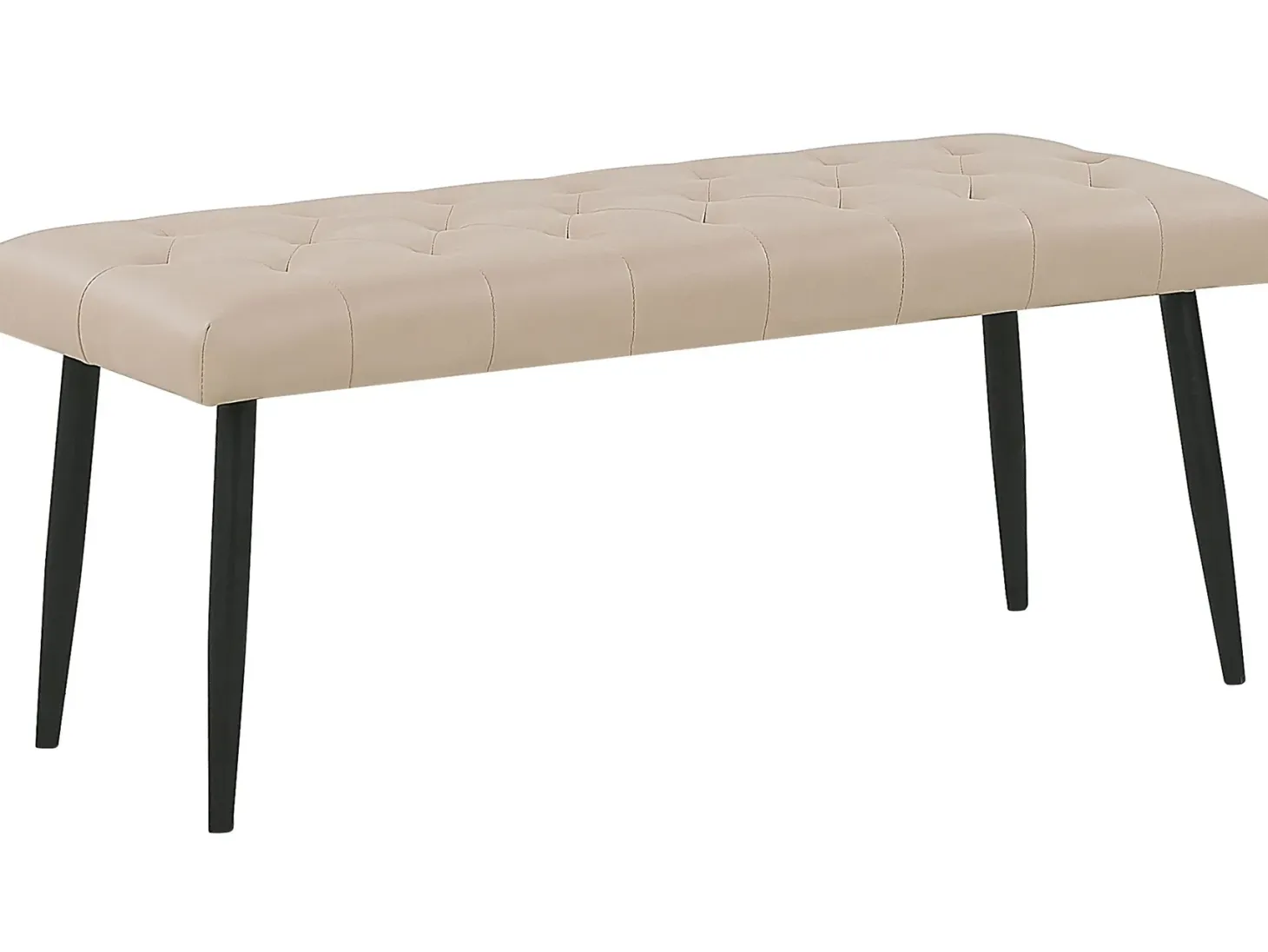 Soveværelse sæt Kunstlæder ESSONNE 160 x 200 cm Beige