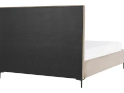 Soveværelse sæt SEZANNE Velour Brungrå 180 x 200 cm