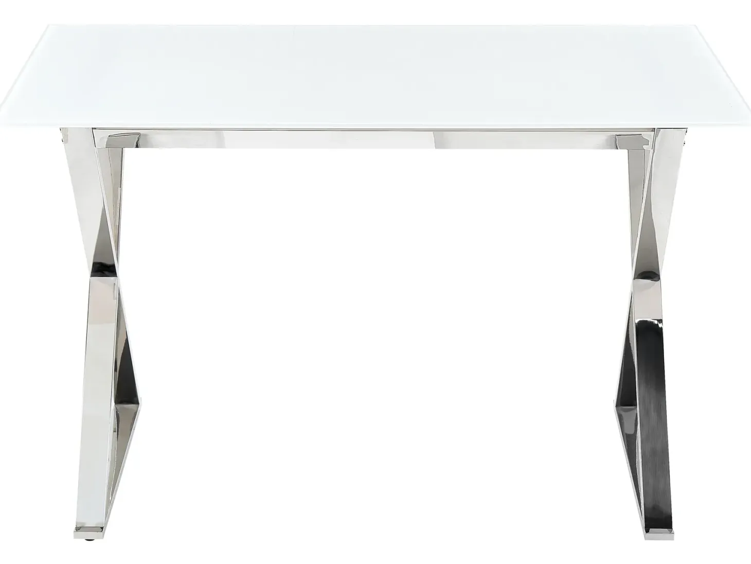 Spisebord ATTICA Hvid 120 cm 70 cm Hærdet glas