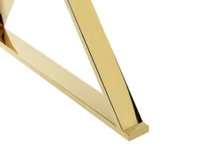 Spisebord ATTICA Marmor/guld 120 cm 70 cm Hærdet glas