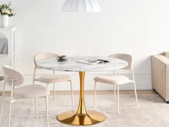 Spisebord BOCA Hvid marmor 120 cm 120 cm